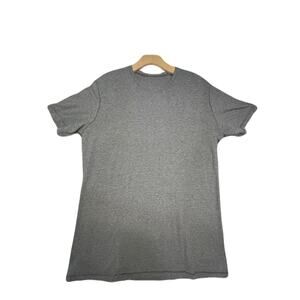 Lululemon Mens Crewneck Workout Tee Shirt Gray Performance Athleisure Size L